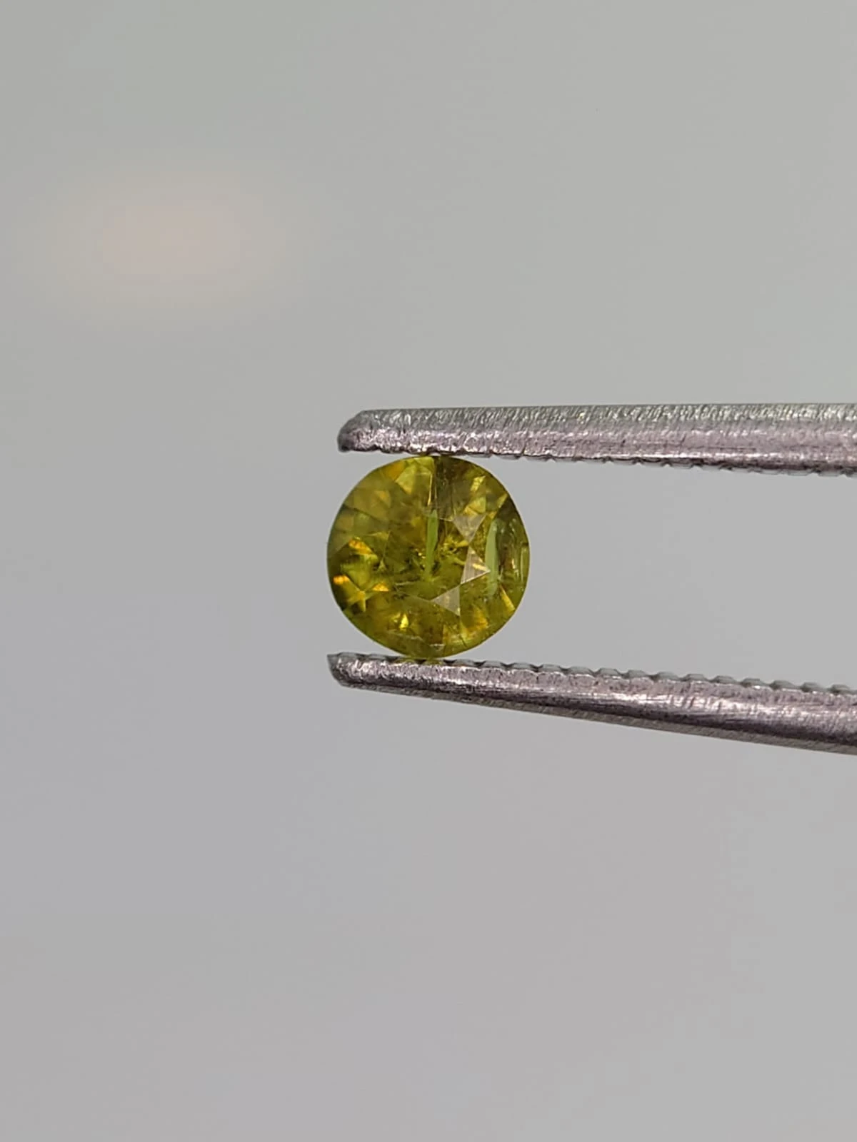 0.37ct Natural Demantoid Garnet Round Cut From Pakistan — view 4